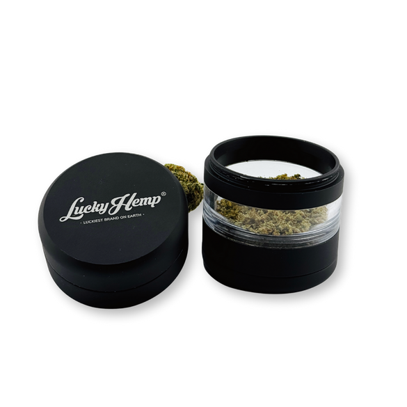 Broyeur Lucky Hemp® avec fenêtre de visualisation