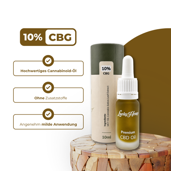 10% CBG Oil Oils Lucky Hemp