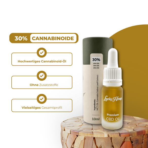 30% Cannabinoid Oil Oils Lucky Hemp