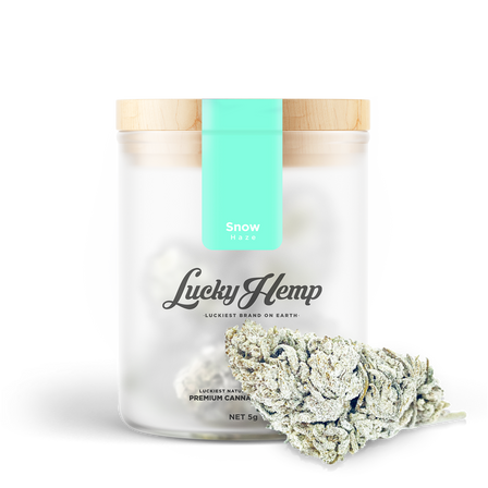 Snow Haze® 41% CBD Blüten Lucky Hemp